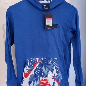 Nike Boy's Athletic Pullover Hoodie AQ9664-438 Royal Blue Boys' Youth